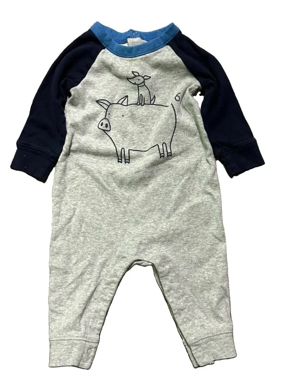 Baby Boy Coveralls Gap Fleece Sweater Size 3-6 Months